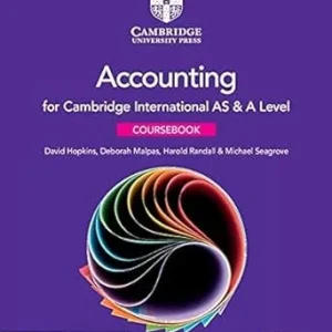 CAMBRIDGE INTERNATIONAL AS AND A LEVEL ACCOUNTING COURSEBOOK
