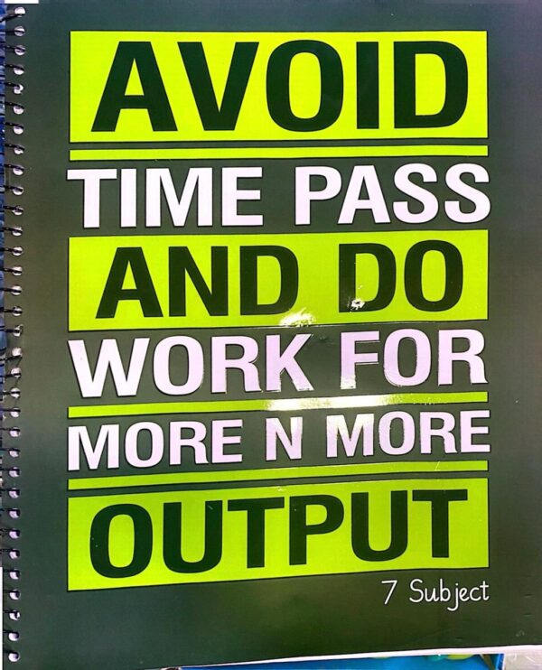 SPIRAL NOTE BOOK 7 SUBJECT
