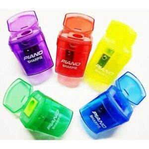 PIANO SHARPIE TR-17 PENCIL SHARPENER WITH BUCKET FOR WASTE OF PENCIL (6PCS)